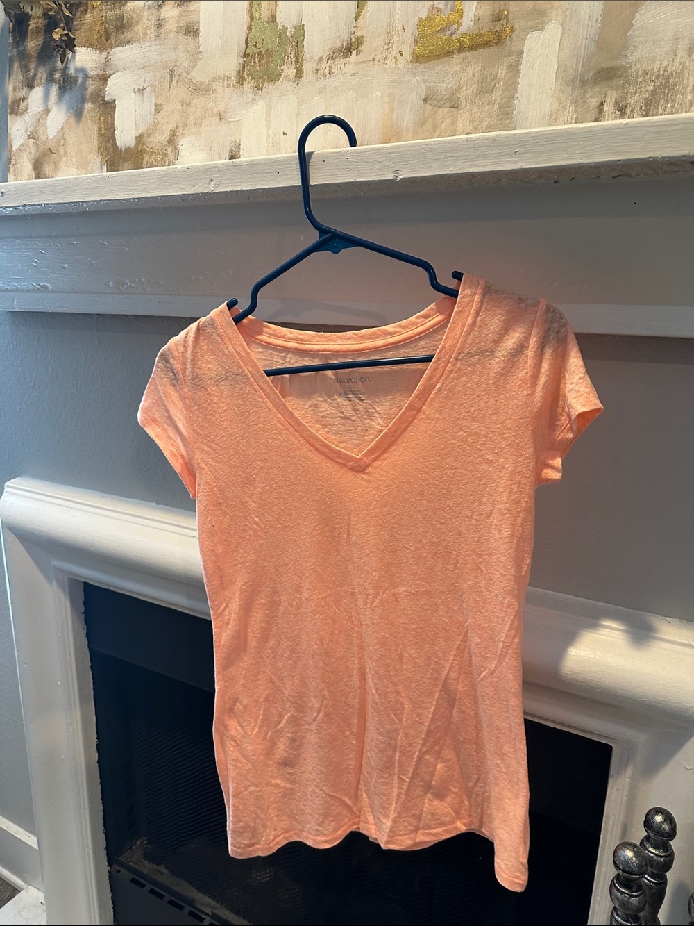 Bright orange basic tee - Picture 2 of 4